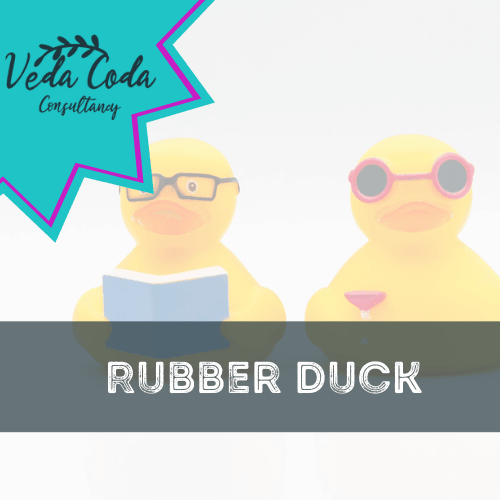 Two yellow rubber ducks sitting side by side.  One wearing glasses and reading a book and the other is holding a martini glass wearing shades